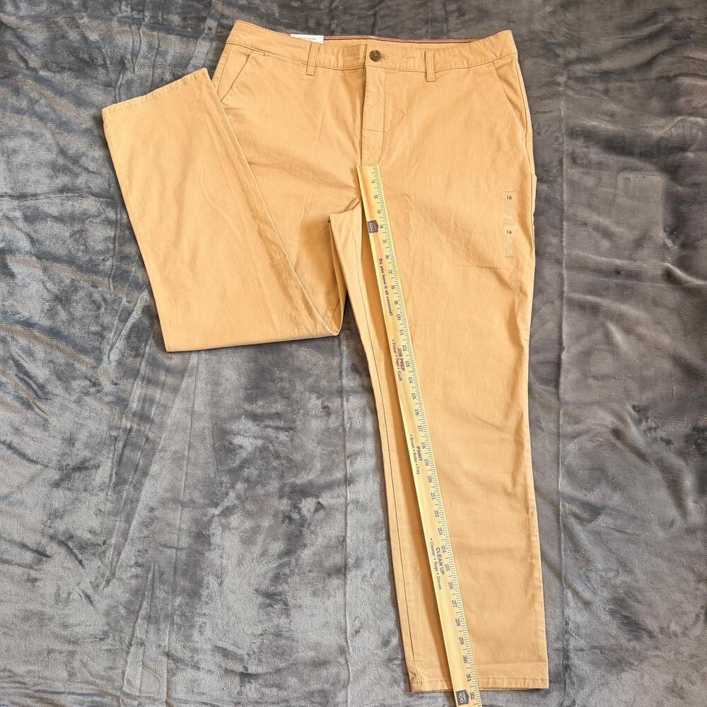 NWT Tommy Hilfiger TH Flex Slim Chino Pants Women’s Sz 16 Stretch Slimming - Picture 7 of 16